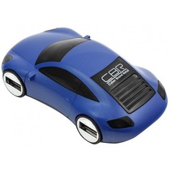 Картридер / USB-хаб CBR MF400 Mizuri (синий)
