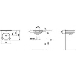 Умывальники Laufen LB3 810685