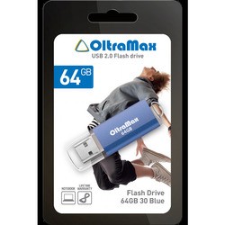 USB Flash (флешка) OltraMax 30 8Gb (синий)