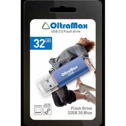 USB Flash (флешка) OltraMax 30 32Gb (синий)