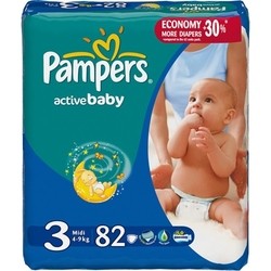 Подгузники Pampers Active Baby 3 / 82 pcs