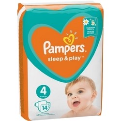 Подгузники Pampers Sleep and Play 4 / 14 pcs