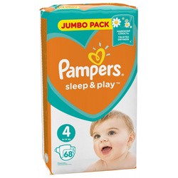 Подгузники Pampers Sleep and Play 4 / 68 pcs