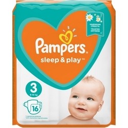 Подгузники Pampers Sleep and Play 3 / 16 pcs