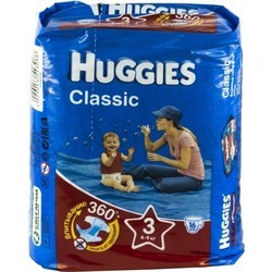 Подгузники Huggies Classic 3 / 16 pcs