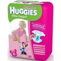 Подгузники (памперсы) Huggies Ultra Comfort Girl 4 Plus / 17 pcs