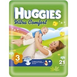 Подгузники Huggies Ultra Comfort 3 / 21 pcs