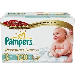 Подгузники Pampers Premium Care 3 / 120 pcs