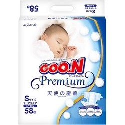 Подгузники Goo.N Premium S / 58 pcs