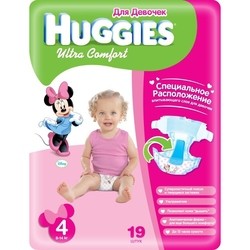 Подгузники Huggies Ultra Comfort Girl 4 / 19 pcs