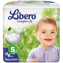 Подгузники Libero Comfort Fit EcoTech 5 / 36 pcs
