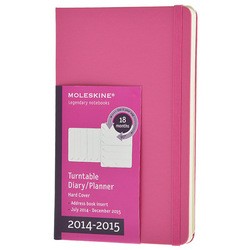 Ежедневники Moleskine 18 months Turntable Weekly Planner Magenta