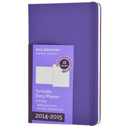 Ежедневники Moleskine 18 months Turntable Weekly Planner Pocket Purple