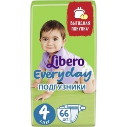 Подгузники Libero Everyday 4 / 66 pcs