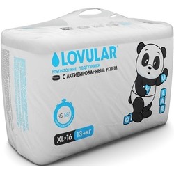 Подгузники (памперсы) Lovular Diapers Absorbed Carbon XL / 16 pcs