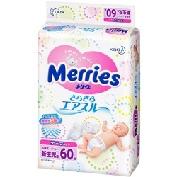 Подгузники Merries Diapers NB / 60 pcs