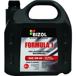 Моторные масла BIZOL Formula 1 0W-40 4L