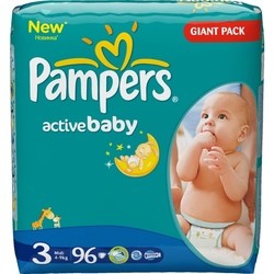 Подгузники (памперсы) Pampers Active Baby 3 / 96 pcs