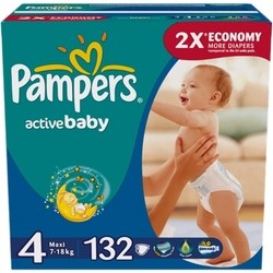 Подгузники Pampers Active Baby 4 / 132 pcs
