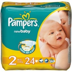 Подгузники Pampers New Baby 2 / 24 pcs