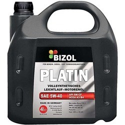 Моторные масла BIZOL Platin 5W-40 4L