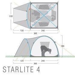 Палатки Caribee Starlite 4