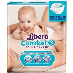 Подгузники Libero Comfort 3 / 90 pcs