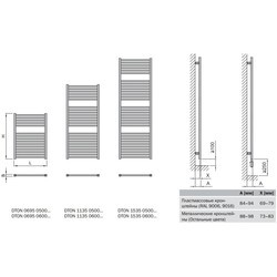 Полотенцесушители Isan Tongia 600x1135