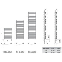 Полотенцесушители Isan Ikaria Radius 600x732