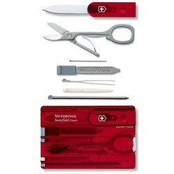 Нож / мультитул Victorinox SwissCard (красный)