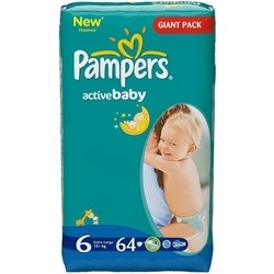 Подгузники (памперсы) Pampers Active Baby 6 / 64 pcs