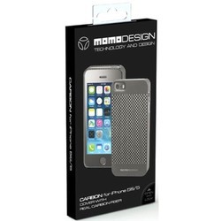 Чехлы для мобильных телефонов Cellularline MOMO Carbon for iPhone 5/5S