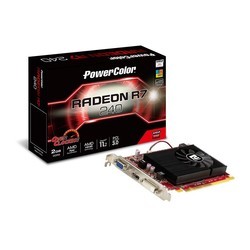 Видеокарты PowerColor Radeon R7 240 AXR7 240 2GBK3-HV2E/OC
