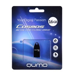 USB Flash (флешка) Qumo Cosmos 16Gb (серебристый)