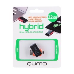 USB Flash (флешка) Qumo Hybrid 32Gb