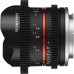 Объектив Samyang 8mm T3.1 Cine UMC Fish-eye II VDSLR