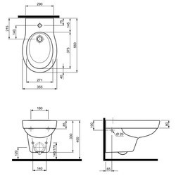 Биде Kolo Varius K35100