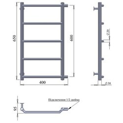 Полотенцесушители Paladii Classic 500x600