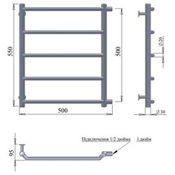 Полотенцесушители Paladii Classic 500x600