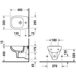 Биде Duravit D-Code 223715