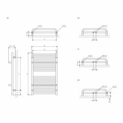 Полотенцесушители TERMA Lima 600x1460