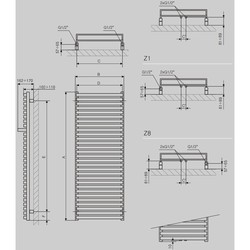 Полотенцесушители TERMA City 500x1860