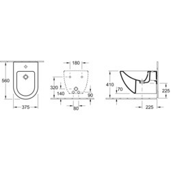 Биде Villeroy & Boch Subway 740000