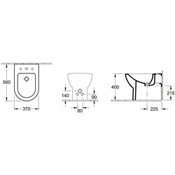 Биде Villeroy & Boch Subway 741000