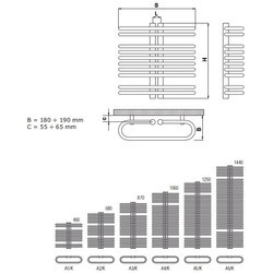 Полотенцесушители Radeco A/K A6/K