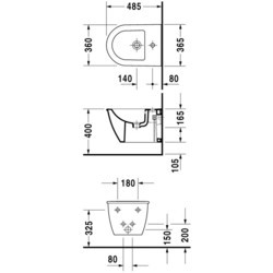 Биде Duravit Darling New 225615