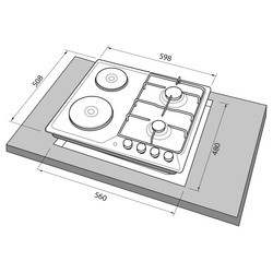 Варочные поверхности Freggia HA 622 W