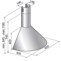 Вытяжки Freggia CHT16W