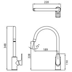 Смеситель Milardo Dover DOVSB00M05