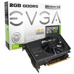 Видеокарты EVGA GeForce GTX 750 02G-P4-2754-KR